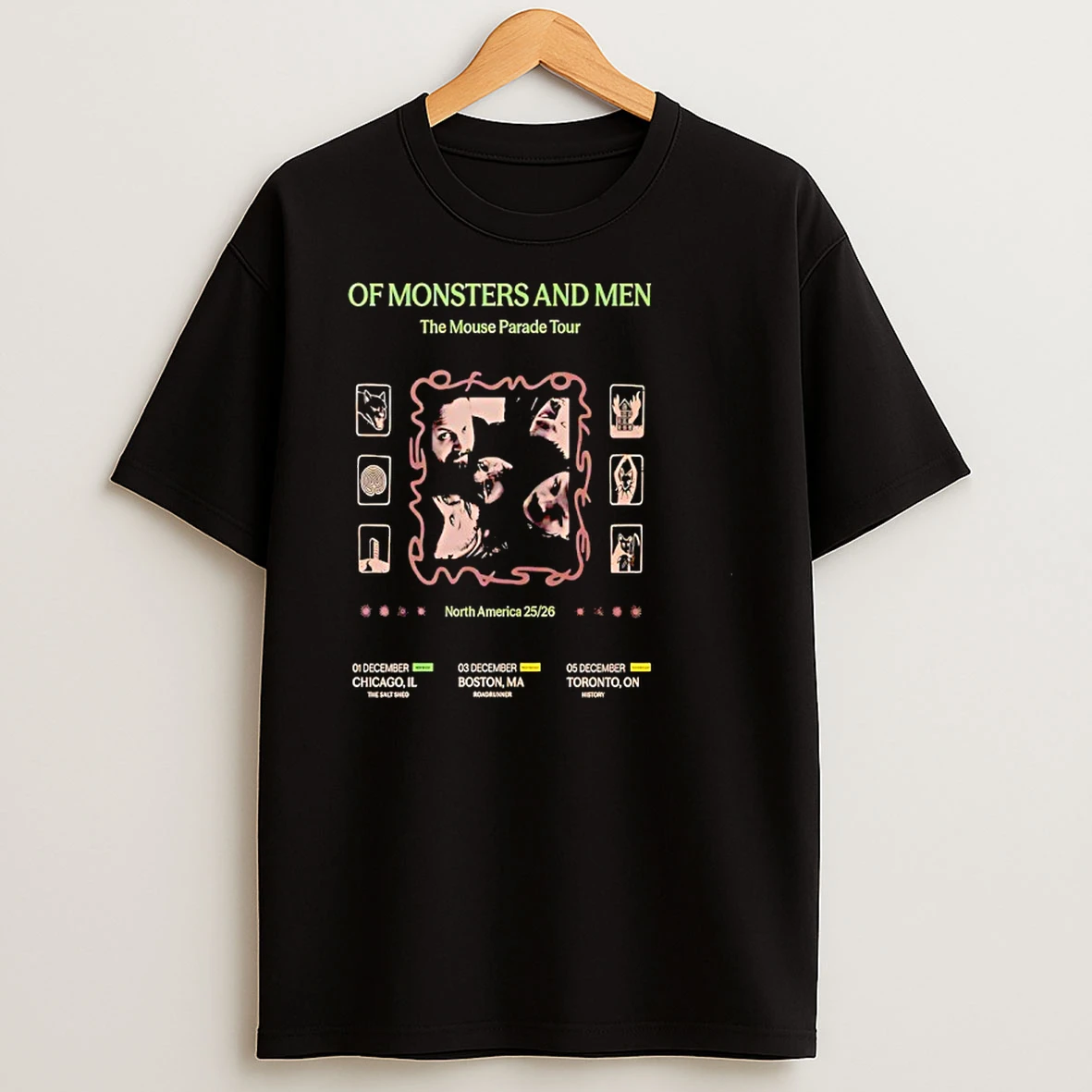 Of Monsters And Men The Mouse Parade 2025 Tour North America Shirts