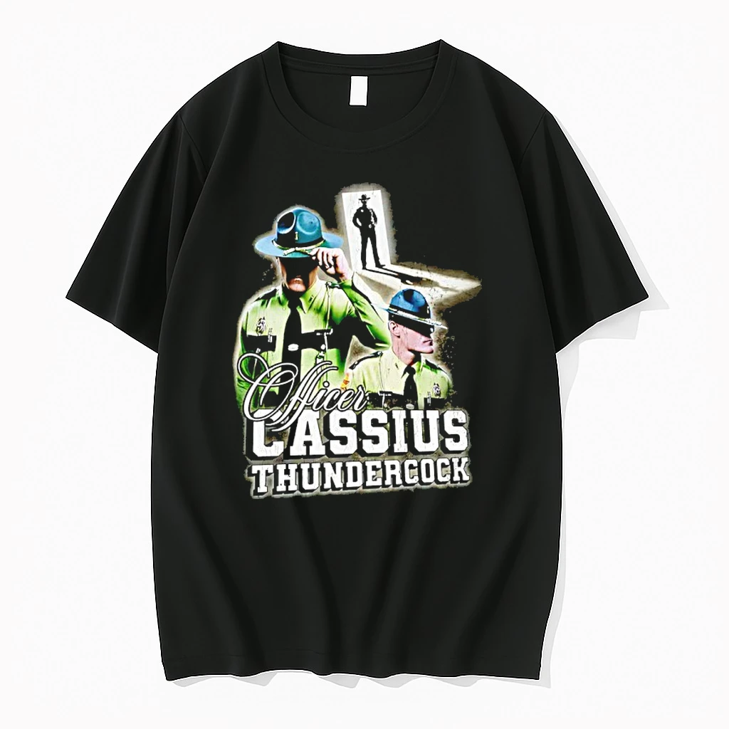 Officer Cassius Thundercock Ice Graphic Shirts