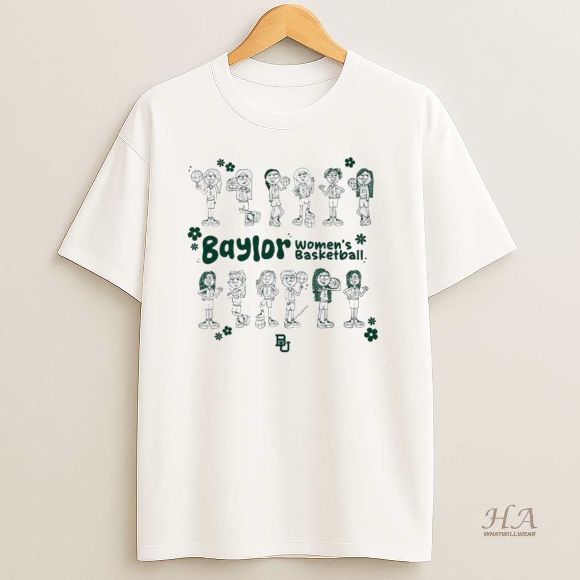 Official 2025 Baylor Womens Basketball Girls Night T Shirt