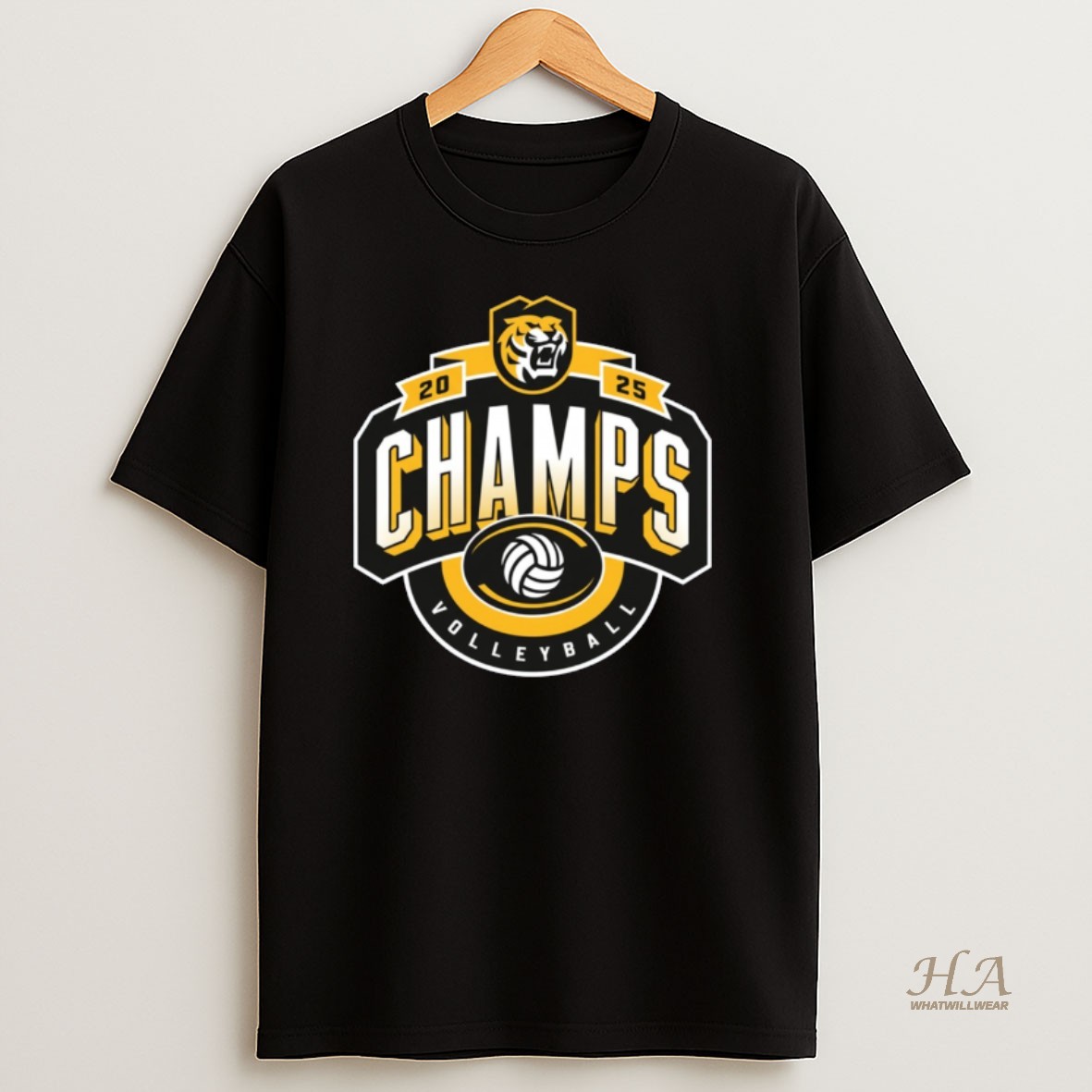 Official 2025 Champs Colorado College Volleyball Logo T Shirt