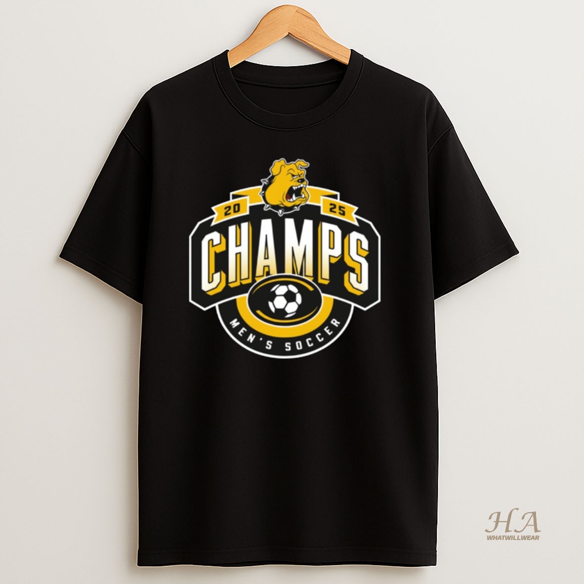 Official 2025 Champs Tlu Soccer Mens Soccer Logo T Shirt