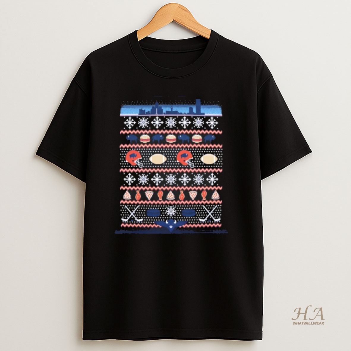 Official 2025 Christmas Ugly Buffalo Bills Shirt