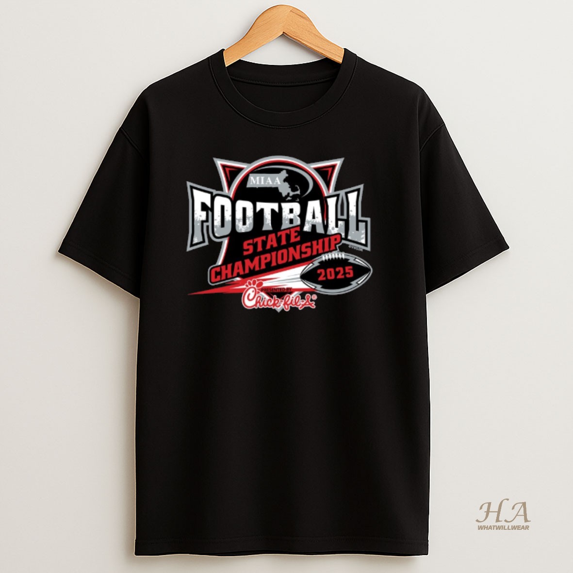 Official 2025 Miaa Football State Championship Presented By Chick Fil A T Shirt