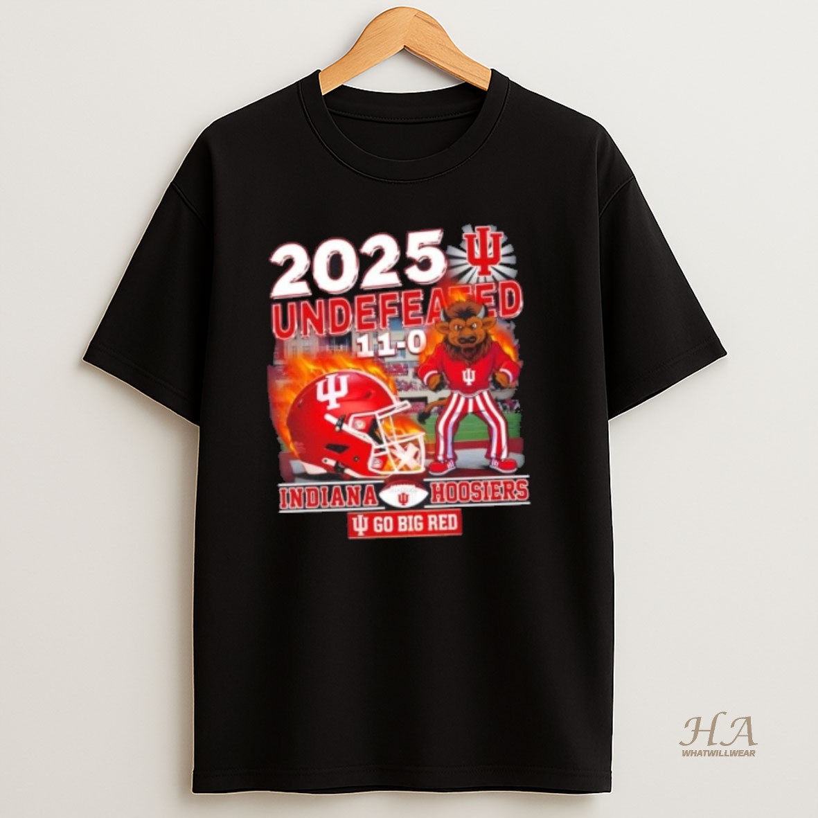 Official 2025 Undefeated Indiana Hoosiers 11 0 Go Big Red T Shirt
