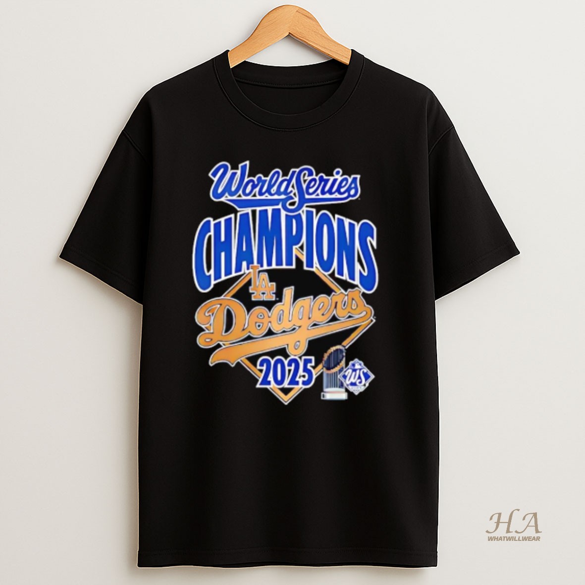 Official 2025 World Series Champions Dodgers T Shirt