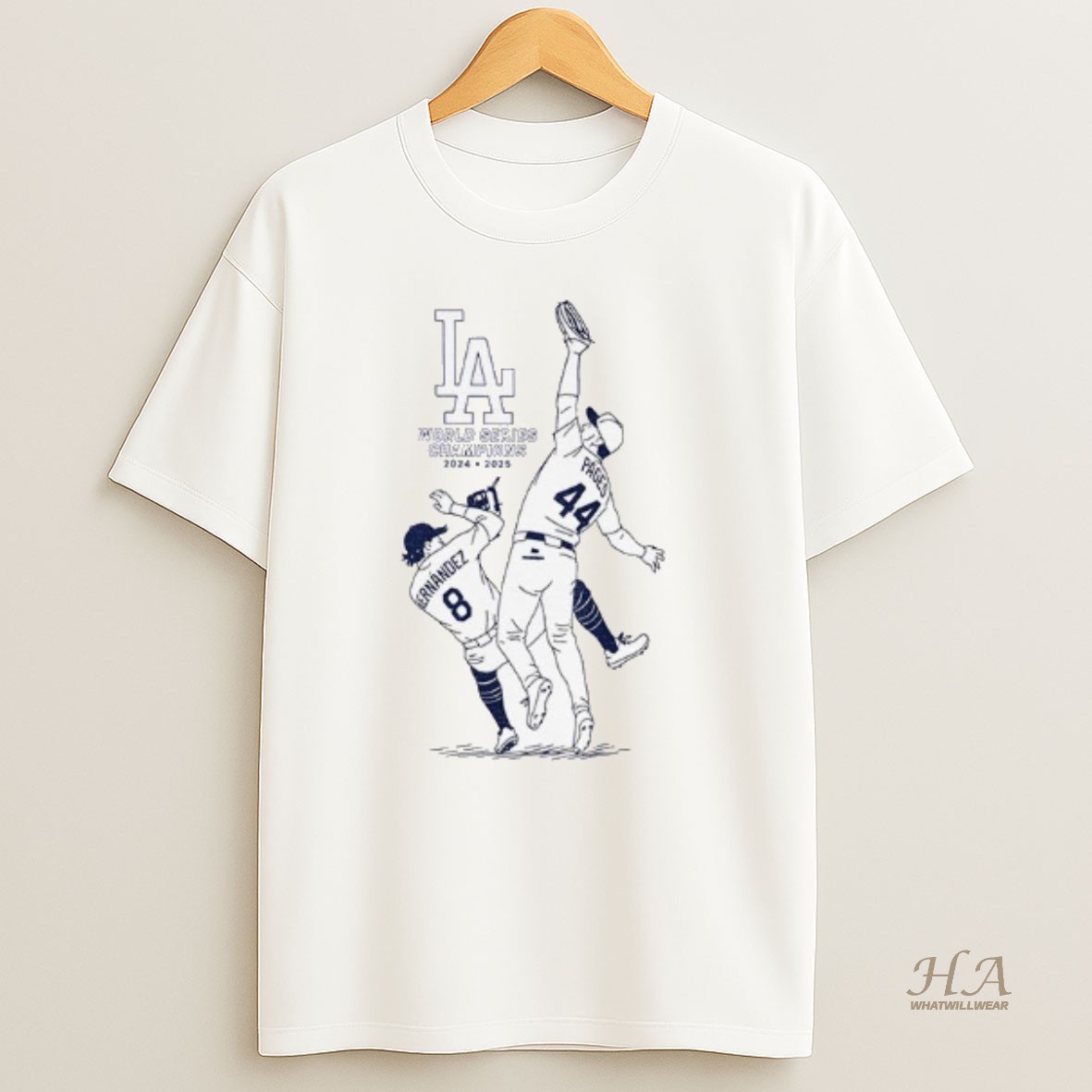 Official 2025 World Series Champions La Pages And Hernandez Catch T Shirt