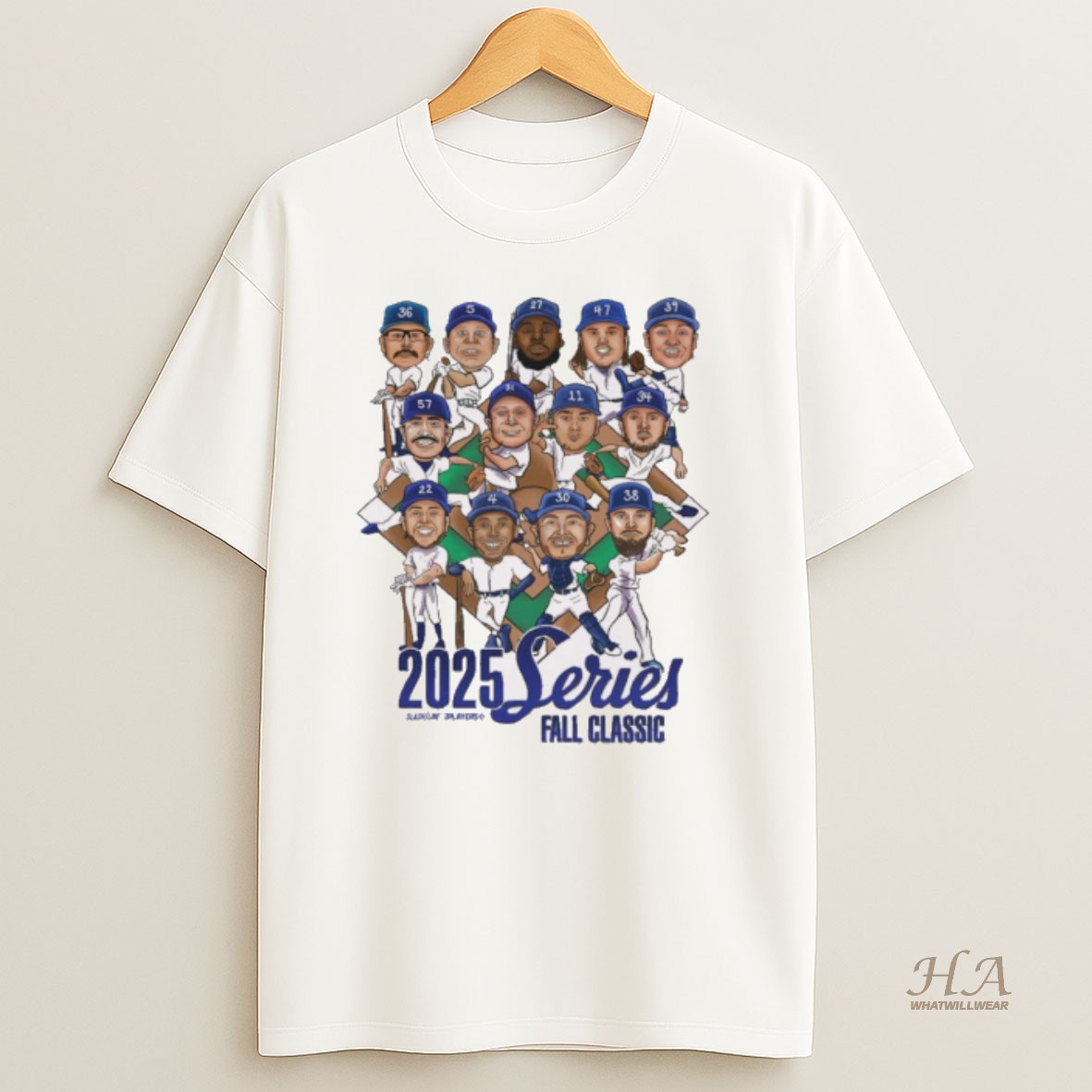 Official 2025 World Series Fall Classic Los Angeles Dodgers Defeat Toronto Blue Jays Caricatures Shirt