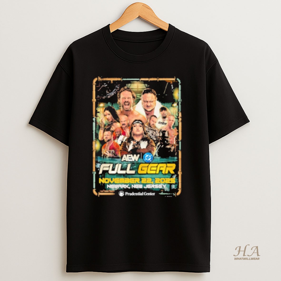 Official Aew Full Gear November 22 2025 Newark New Jersey T Shirt