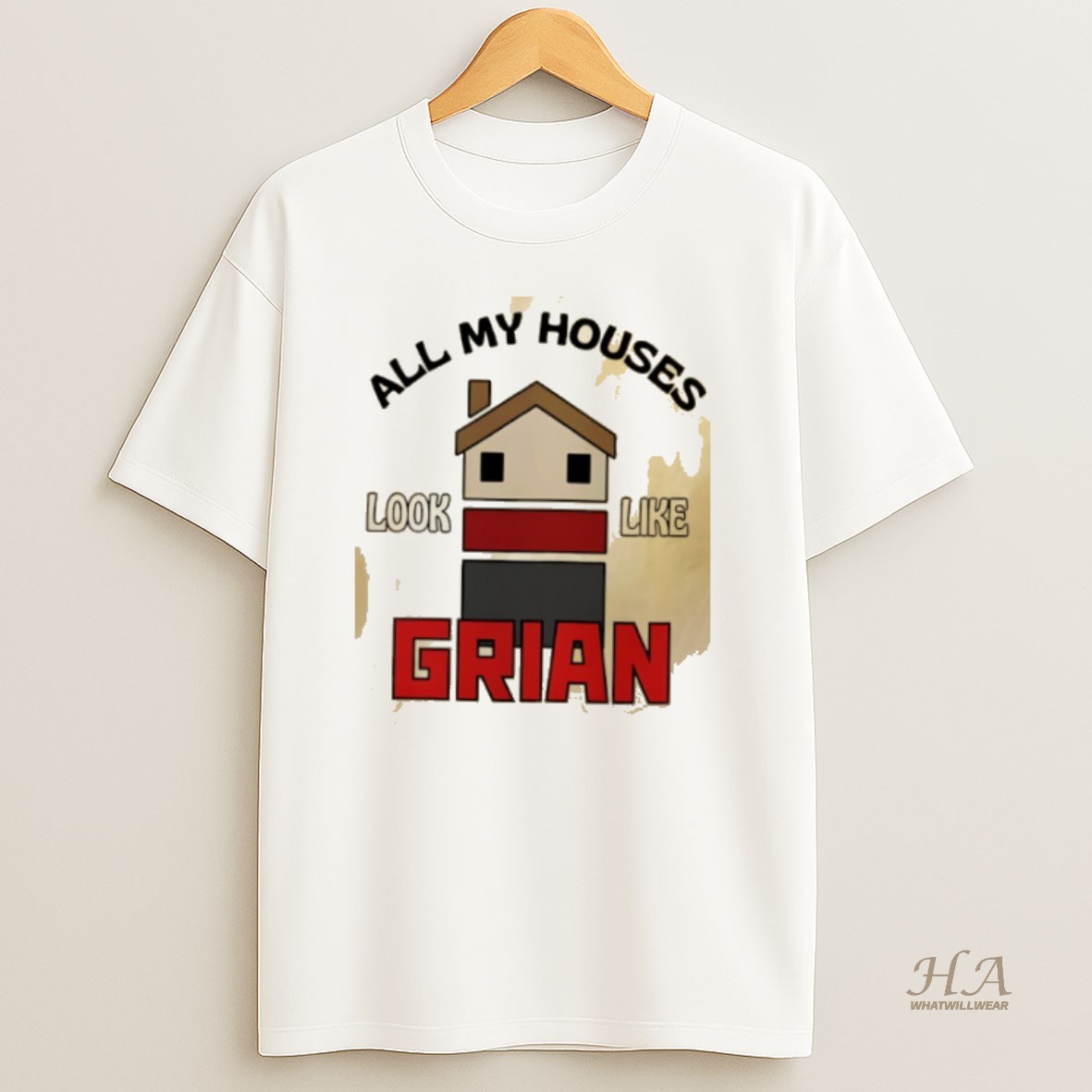 Official All My Houses Look Like Grian T Shirt
