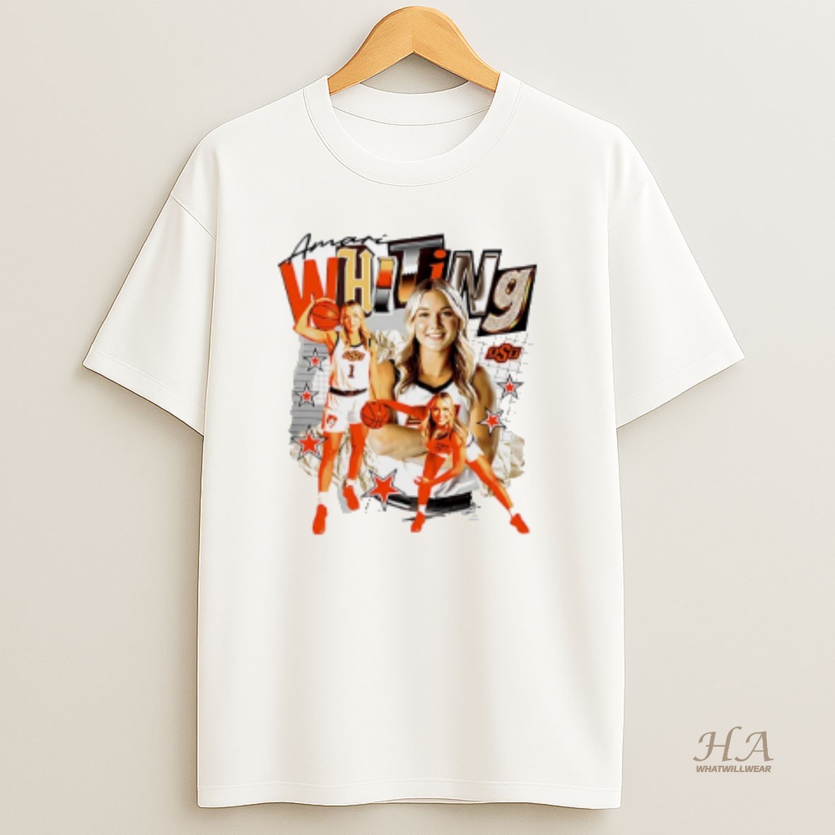 Official Amari Whiting Oklahoma State Womens Basketball Ncaa Graphic T Shirt