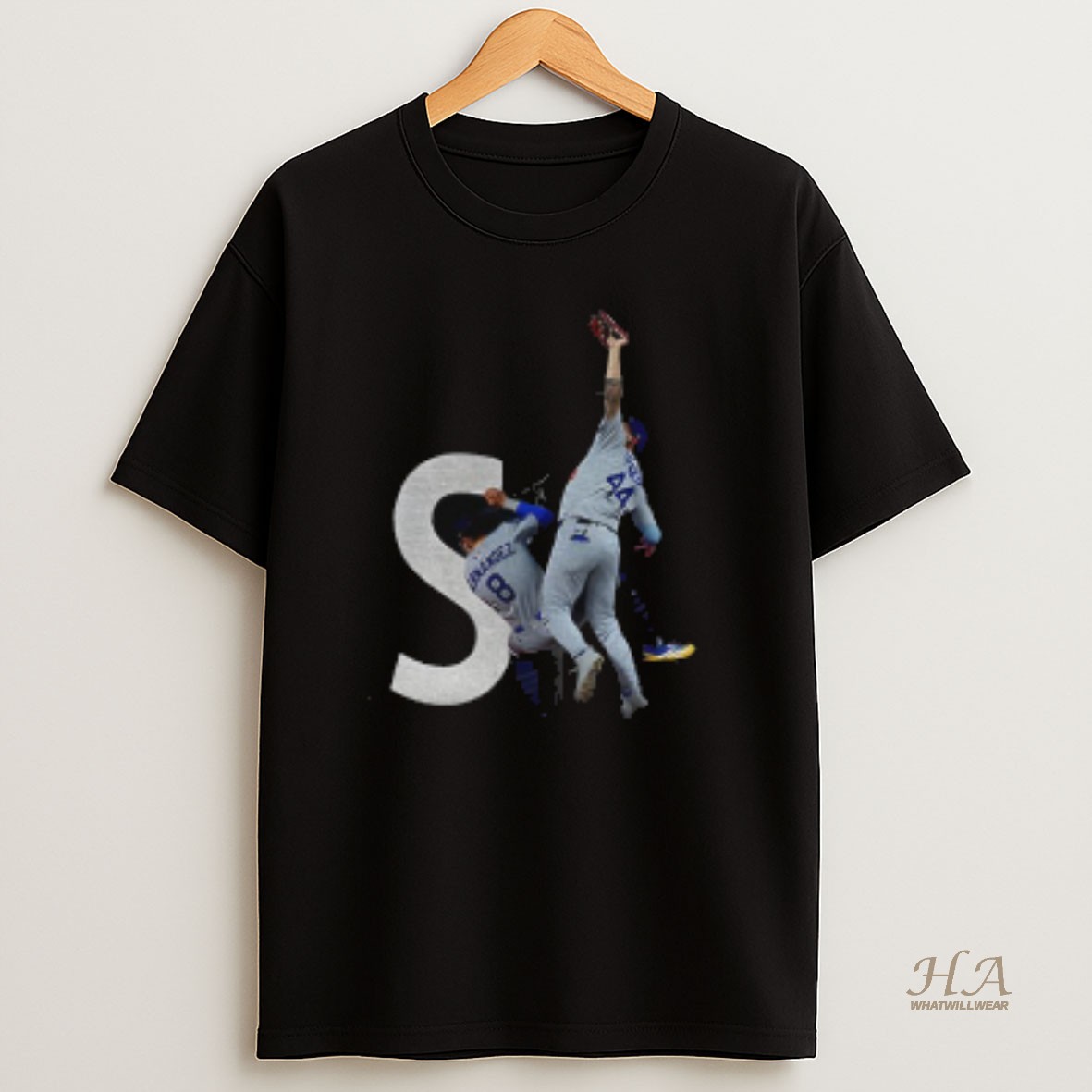 Official Andy Pages Catch Los Angeles Dodgers Mlb World Series Game 7 Saving The Catch T Shirt