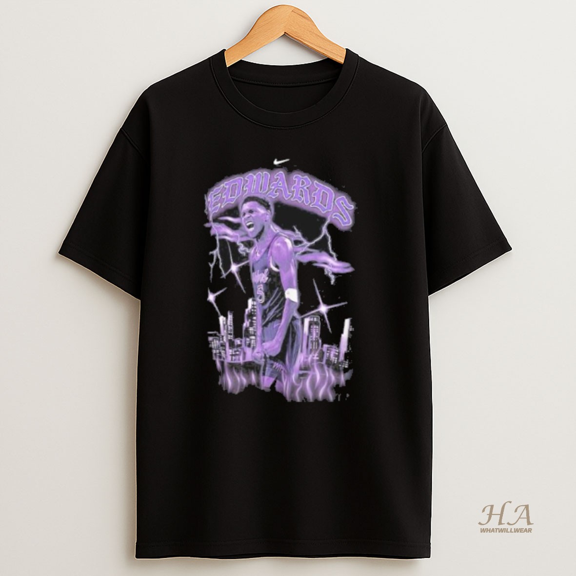 Official Anthony Edwards Minnesota Timberwolves Nike 2025 26 City Edition Player T Shirt