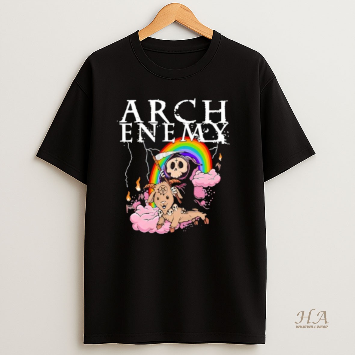 Official Arch Enemy Rainbow Reaper T Shirt