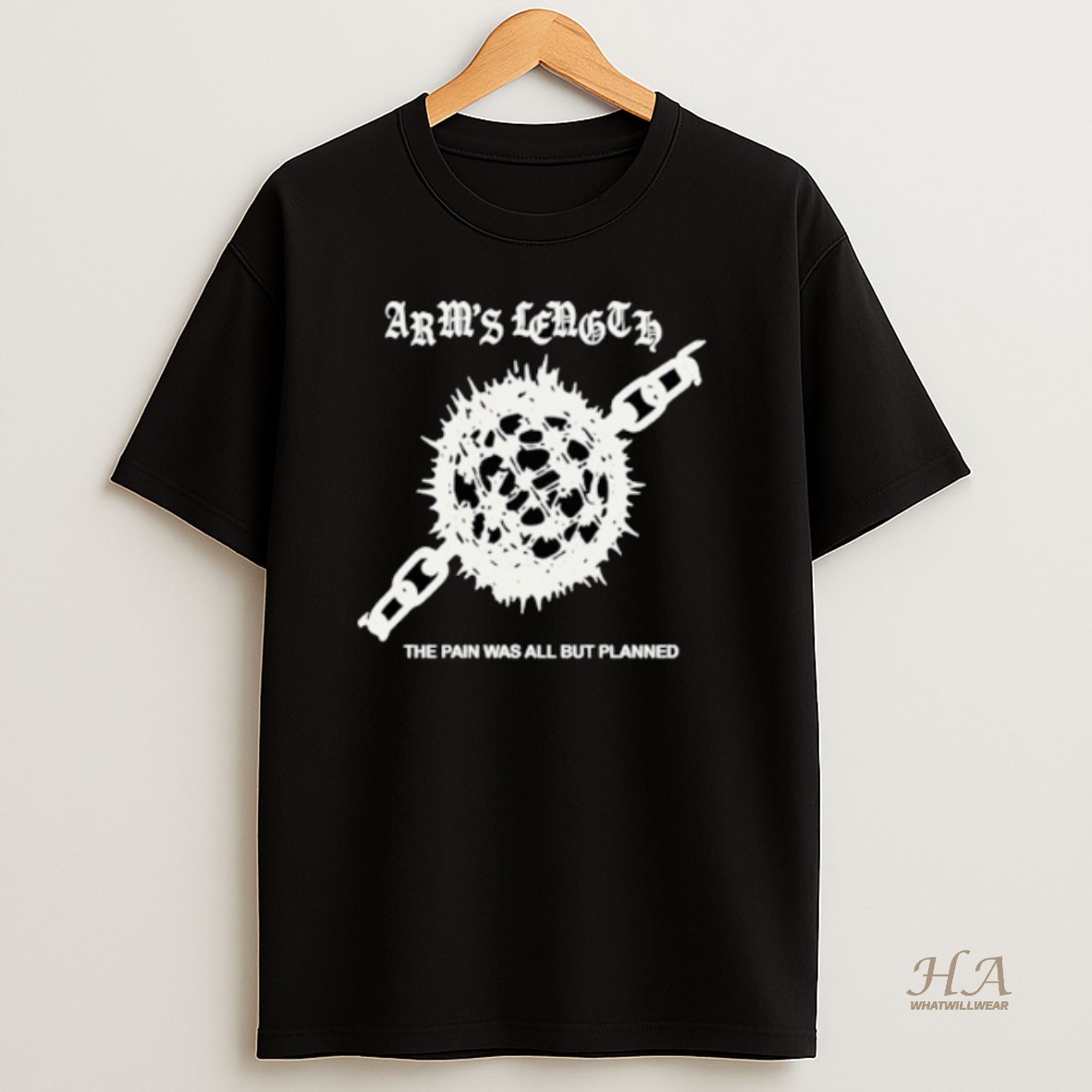 Official Arms Length The Pain Was All But Planend Tour 2025 Shirt