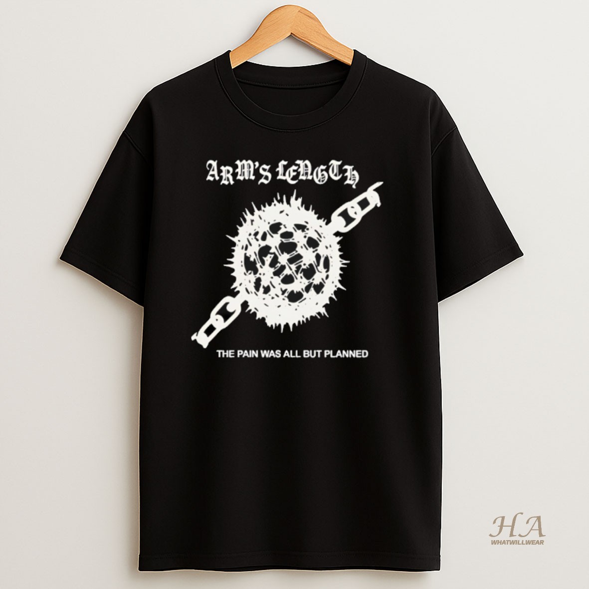 Official Arms Length Tour 2025 The Pain Was All But Planned T Shirt