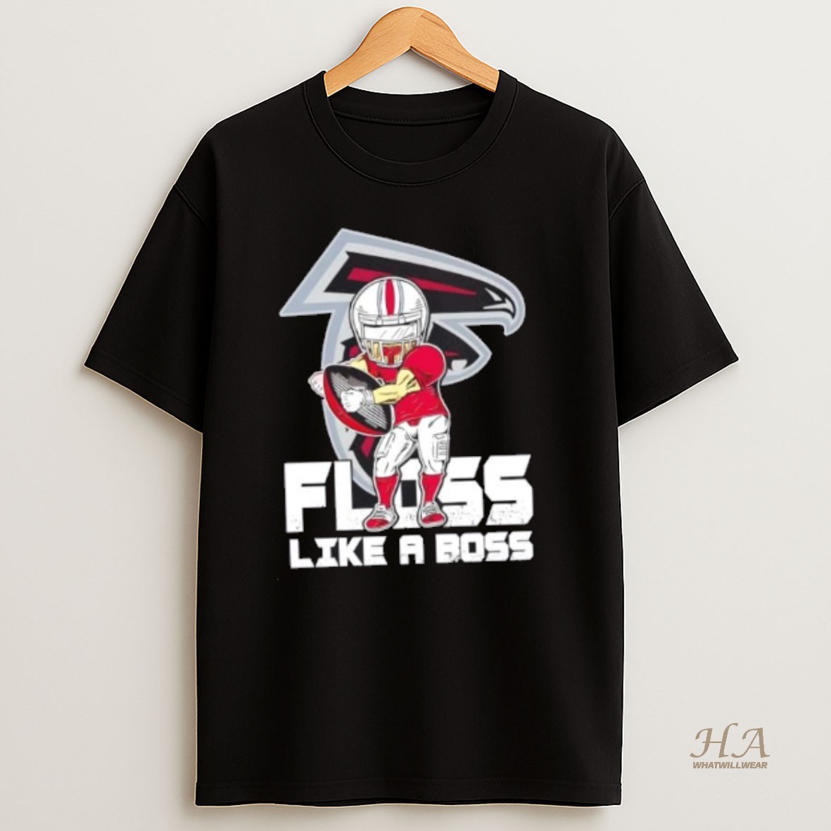 Official Atlanta Falcons Football Floss Like A Boss T Shirt