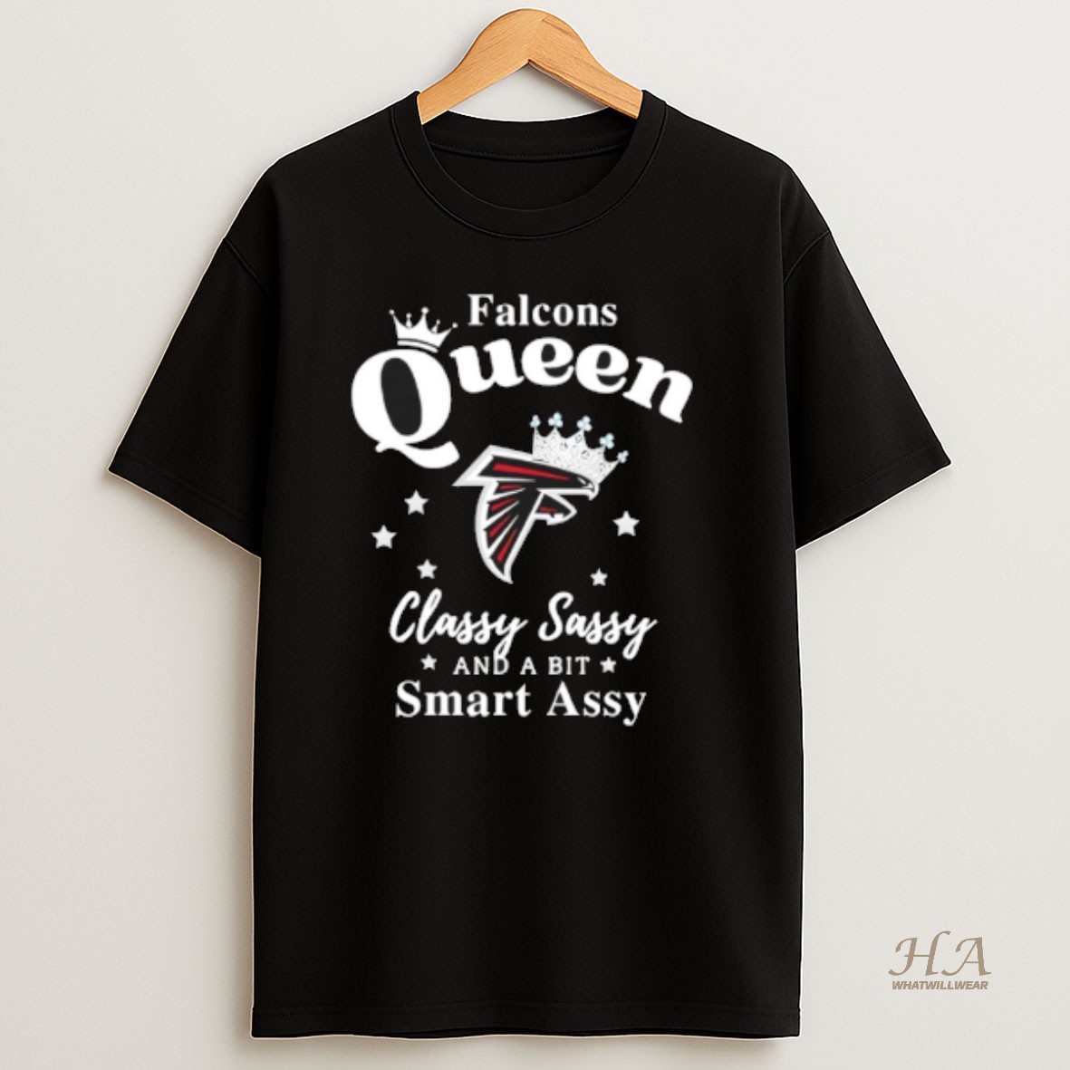 Official Atlanta Falcons Queen Classy Sassy And A Bit Smart Assy Nfl Shirt