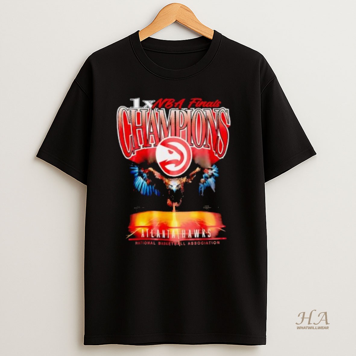 Official Atlanta Hawks 1x Nba Finals Champions Graphic T Shirt