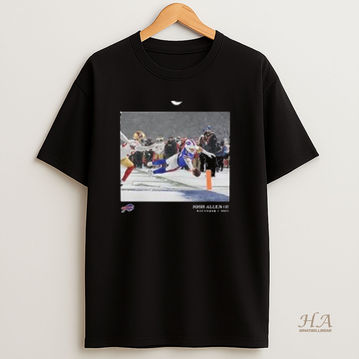 Official Awesome Buffalo Bills Josh Allen Black Nfl Flash Features Week 13 Photo T Shirt