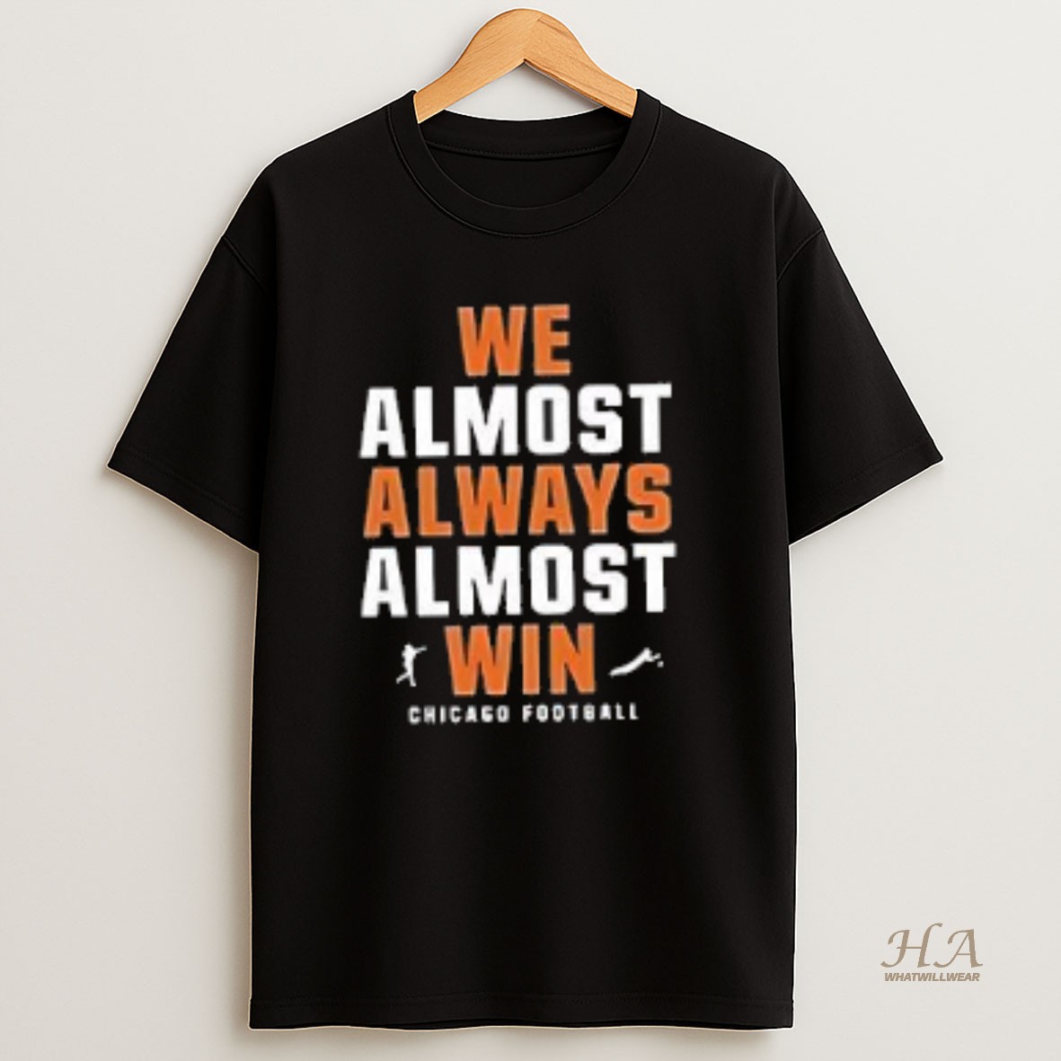 Official Awesome Chicago Bears We Almost Always Almost Win T Shirt