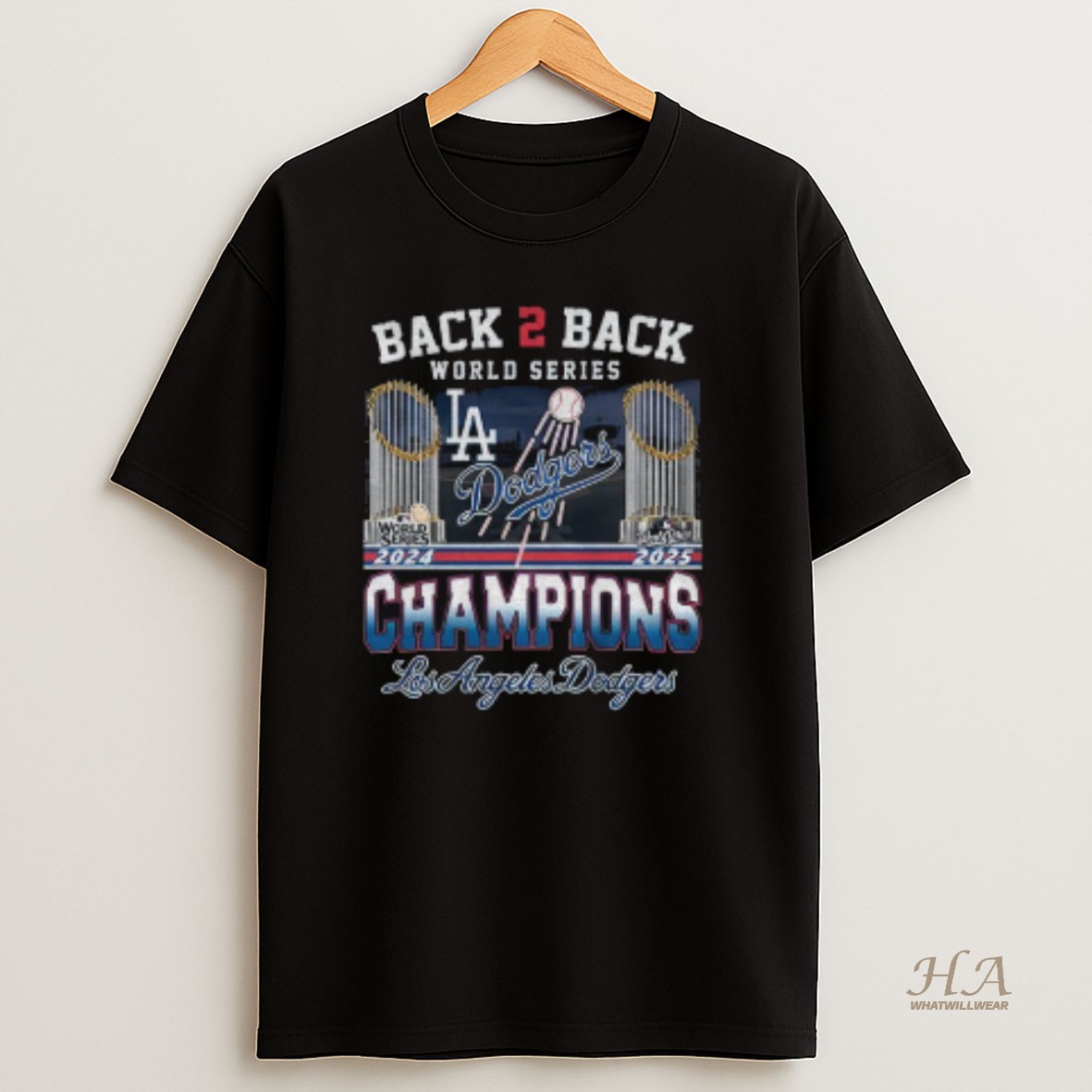 Official Back 2 Back World Series Champions 2024 2025 Los Angeles Dodgers Mlb Baseball T Shirt