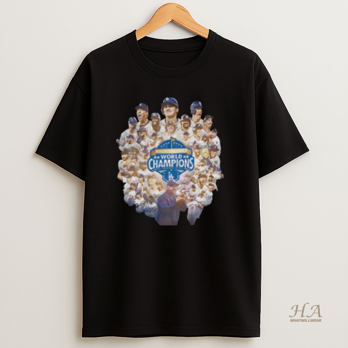 Official Back To Back World Champions Los Angeles Dodgers 24 25 All Team T Shirt
