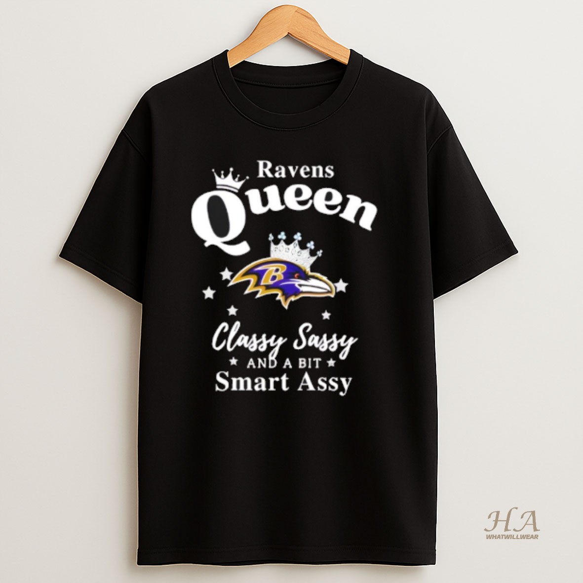 Official Baltimore Ravens Queen Classy Sassy And A Bit Smart Assy Nfl Shirt