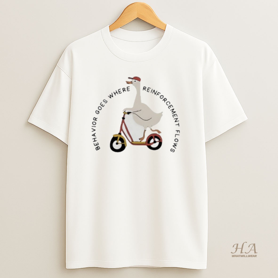 Official Behavior Goes Where Reinforcement Flows T Shirt