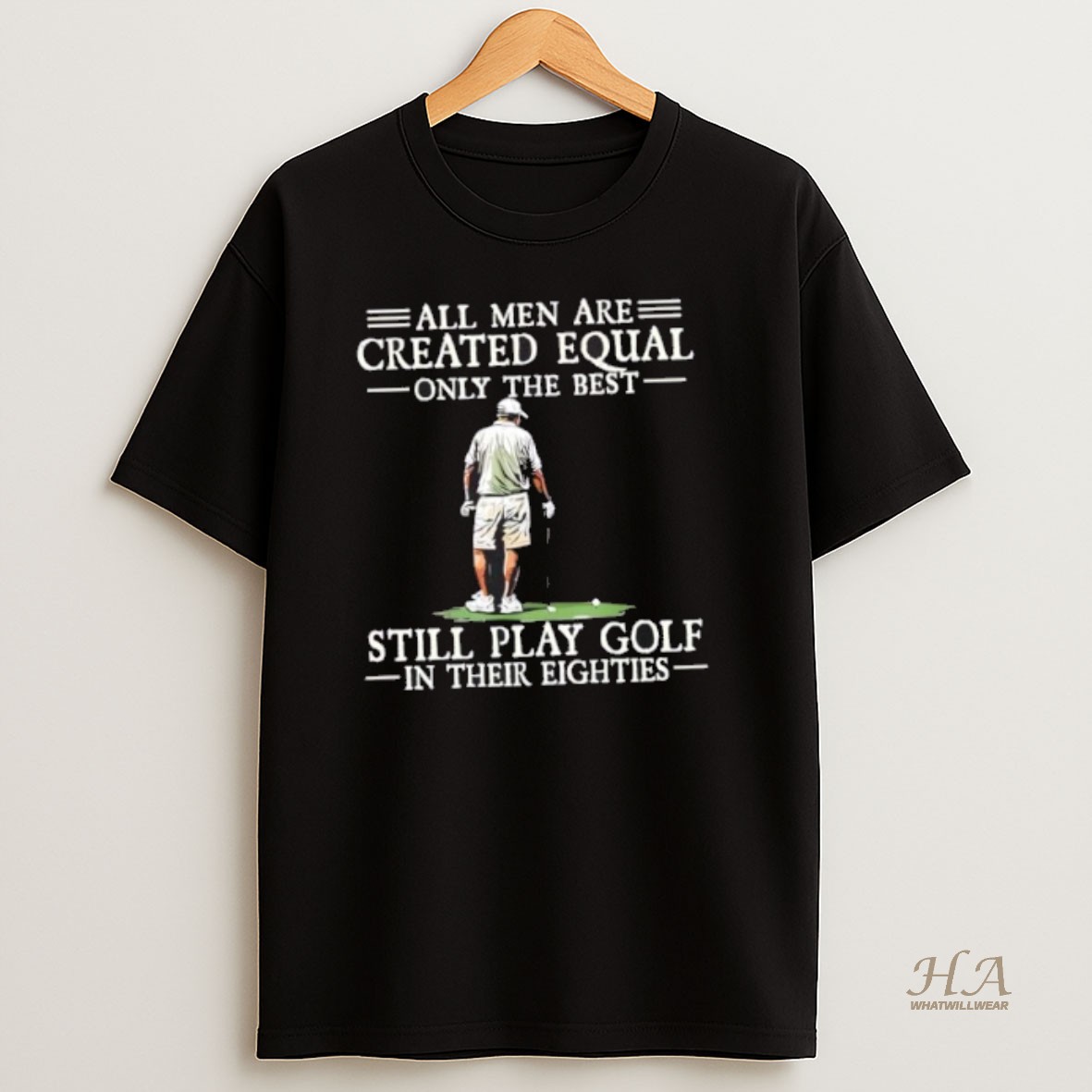 Official Best Men Play Golf Eighties T Shirt