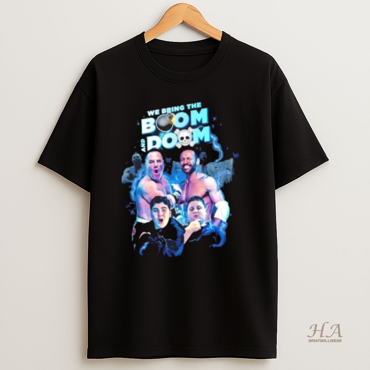 Official Big Boom Aj Big Justice The Rizzler And Qt Marshall Boom And Doom T Shirt