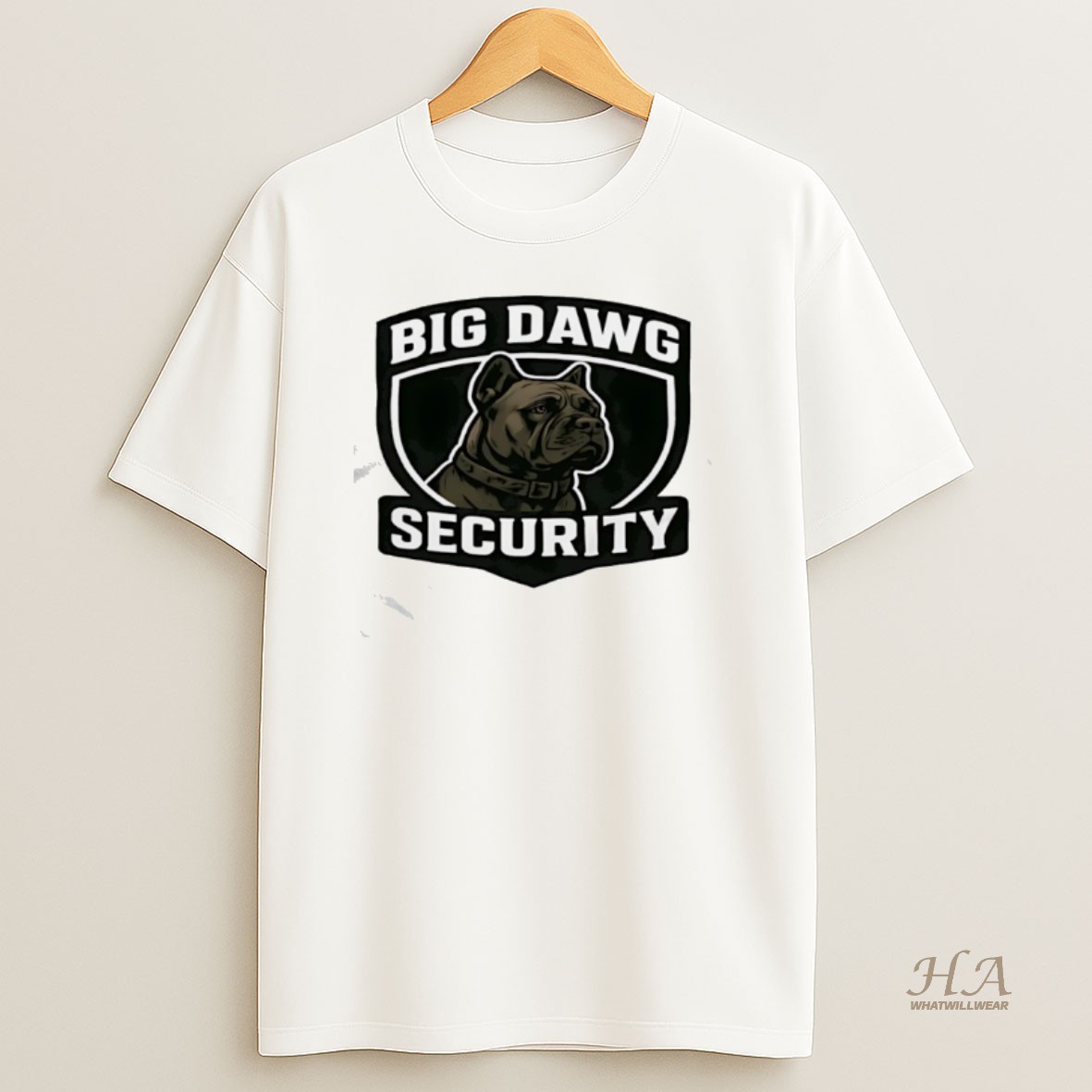 Official Big Dawg Pit Pull Security T Shirt