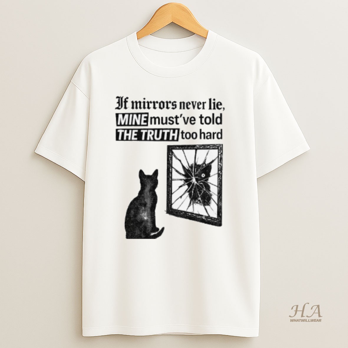 Official Black Cat Im Not Everything You Expect Me To Be Maybe Im Something Better Or Maybe Something Worse Vintage T Shirt