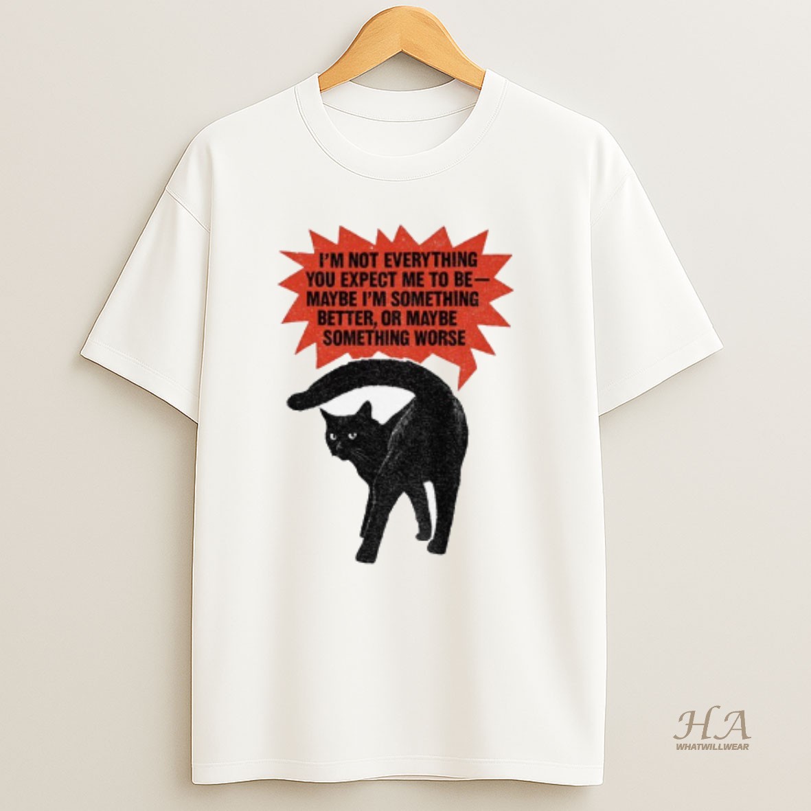 Official Black Cat If Mirrors Never Lie Mine Mustve Told The Truth Too Hard Vintage T Shirt