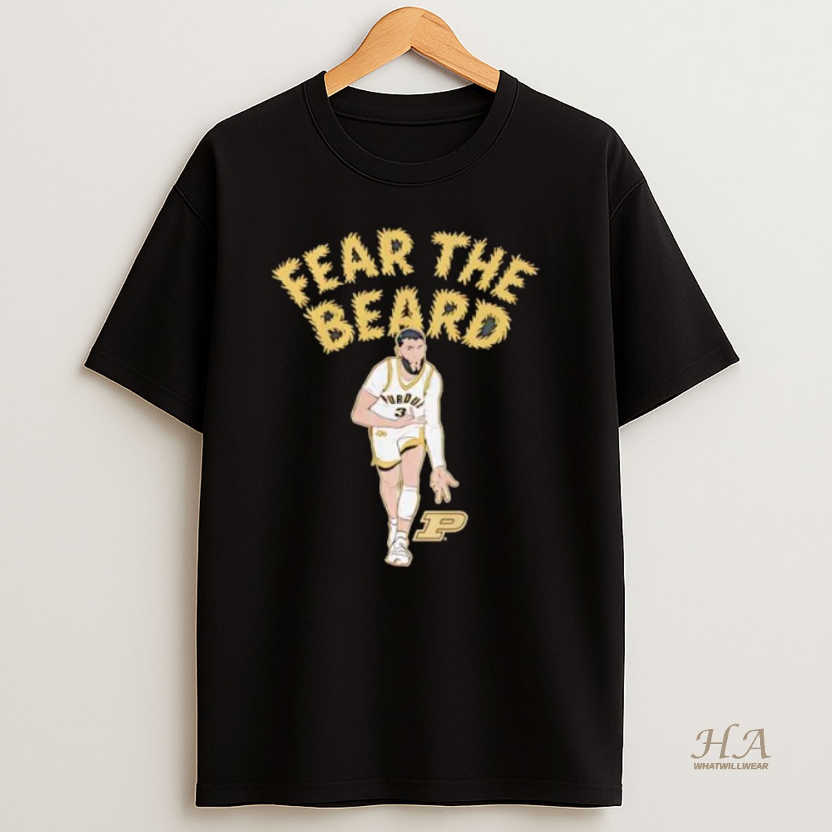 Official Braden Smith Fear The Beard Purdue Basketball T Shirt