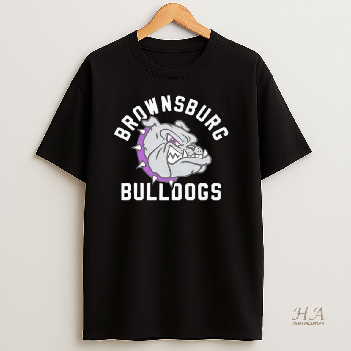 Official Brownsburg Bulldogs Grumpy Dog T Shirt