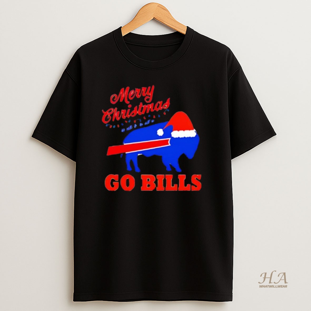Official Buffalo Bills Holiday Christmas Football T Shirt