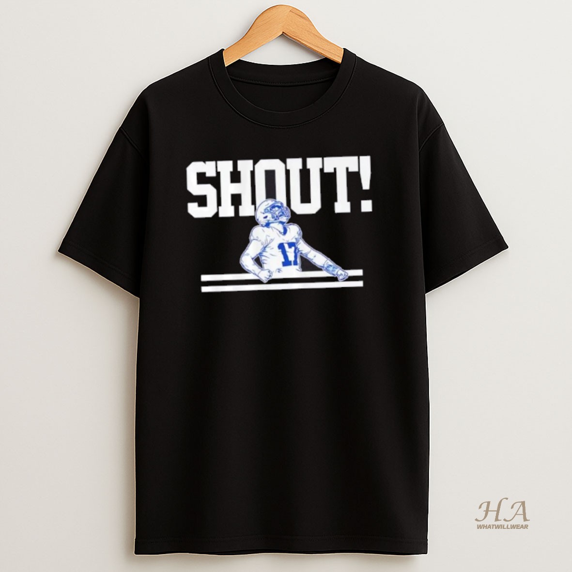 Official Buffalo Bills Josh Allen Shout T Shirt