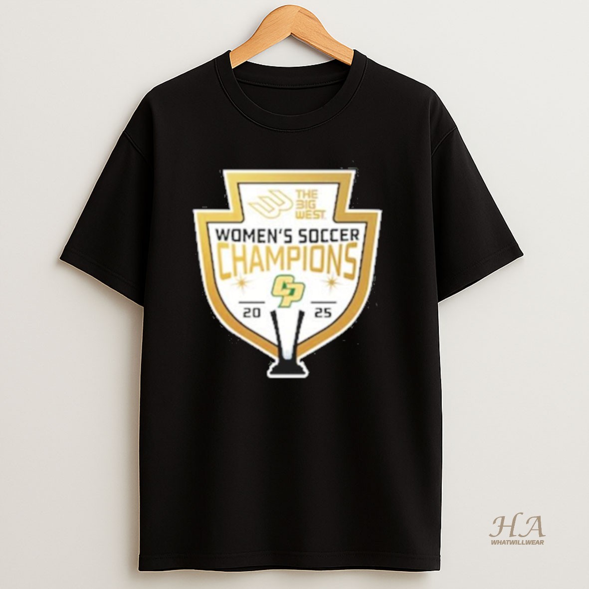 Official Cal Poly Womens Soccer 2025 Big West Champions T Shirt