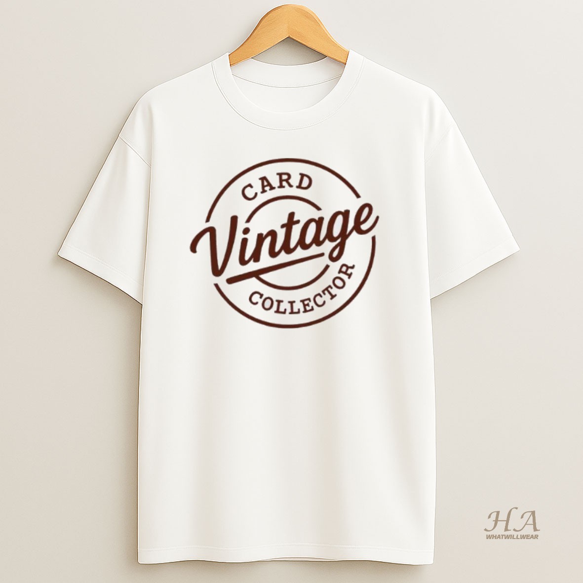 Official Card Vintage Collector Logo T Shirt