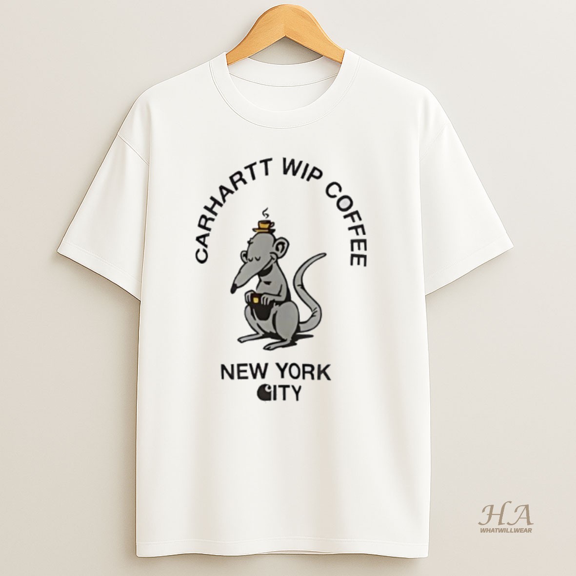 Official Carhartt Wip Coffee New York City T Shirt