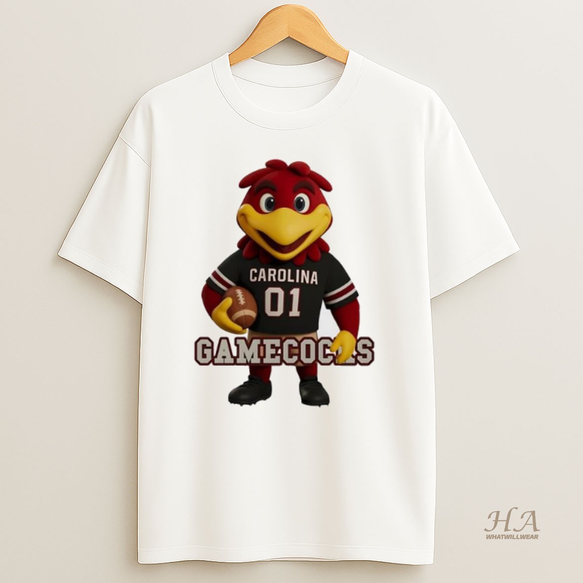 Official Carolina Gamecocks Mascot Funny Style T Shirt