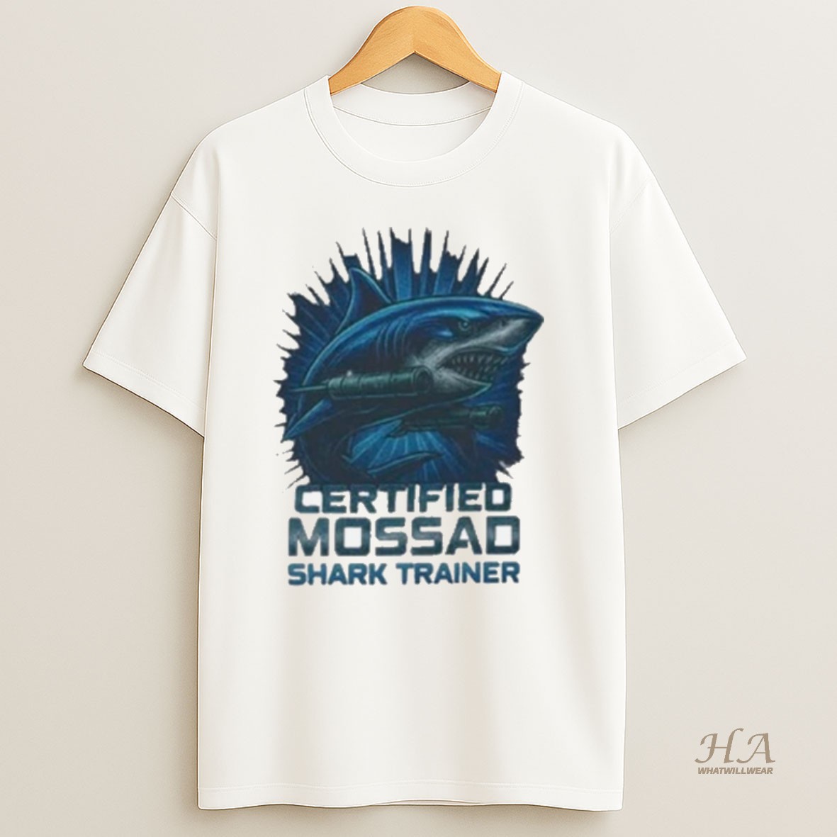 Official Certified Mossad Shark Trainer Shirt