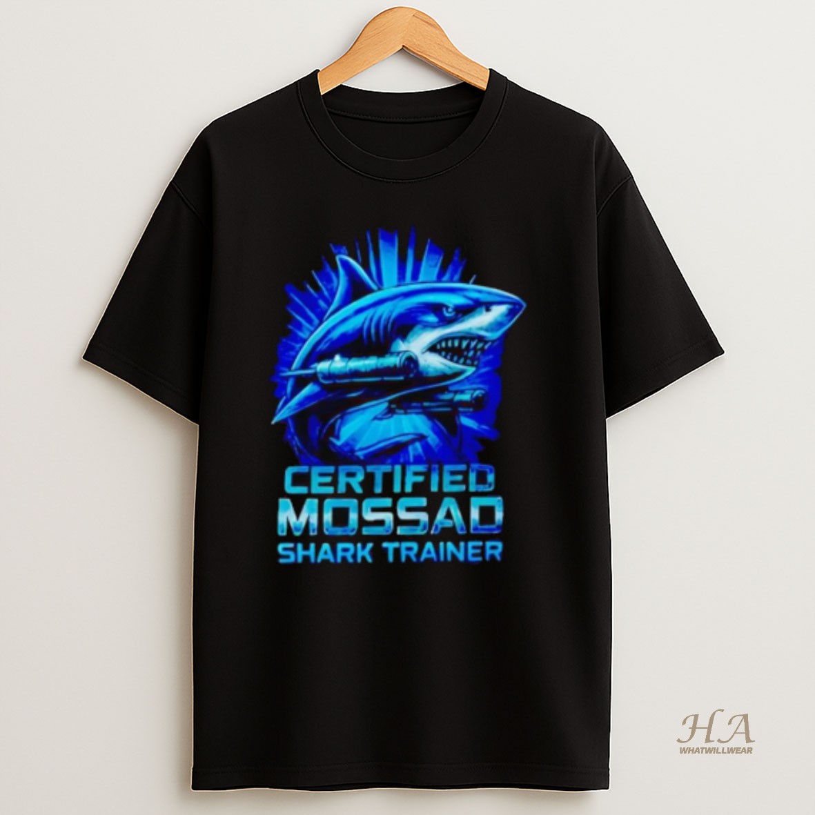 Official Certified Mossad Shark Trainer T Shirt