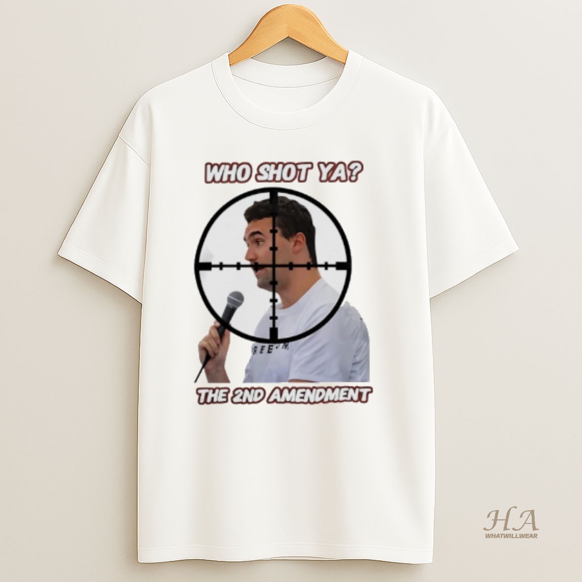 Official Charlie Kirk Who Shot Ya The 2nd Amendment T Shirt