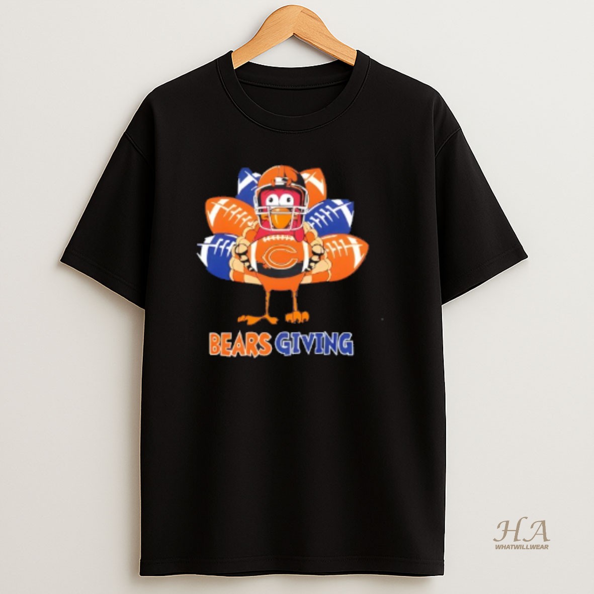 Official Chicago Bears Thanksgiving Turkey T Shirt