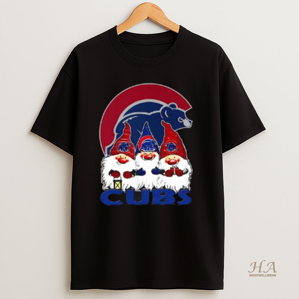 Official Chicago Cubs X Gnomes Xmas Christmas Tee Shirt