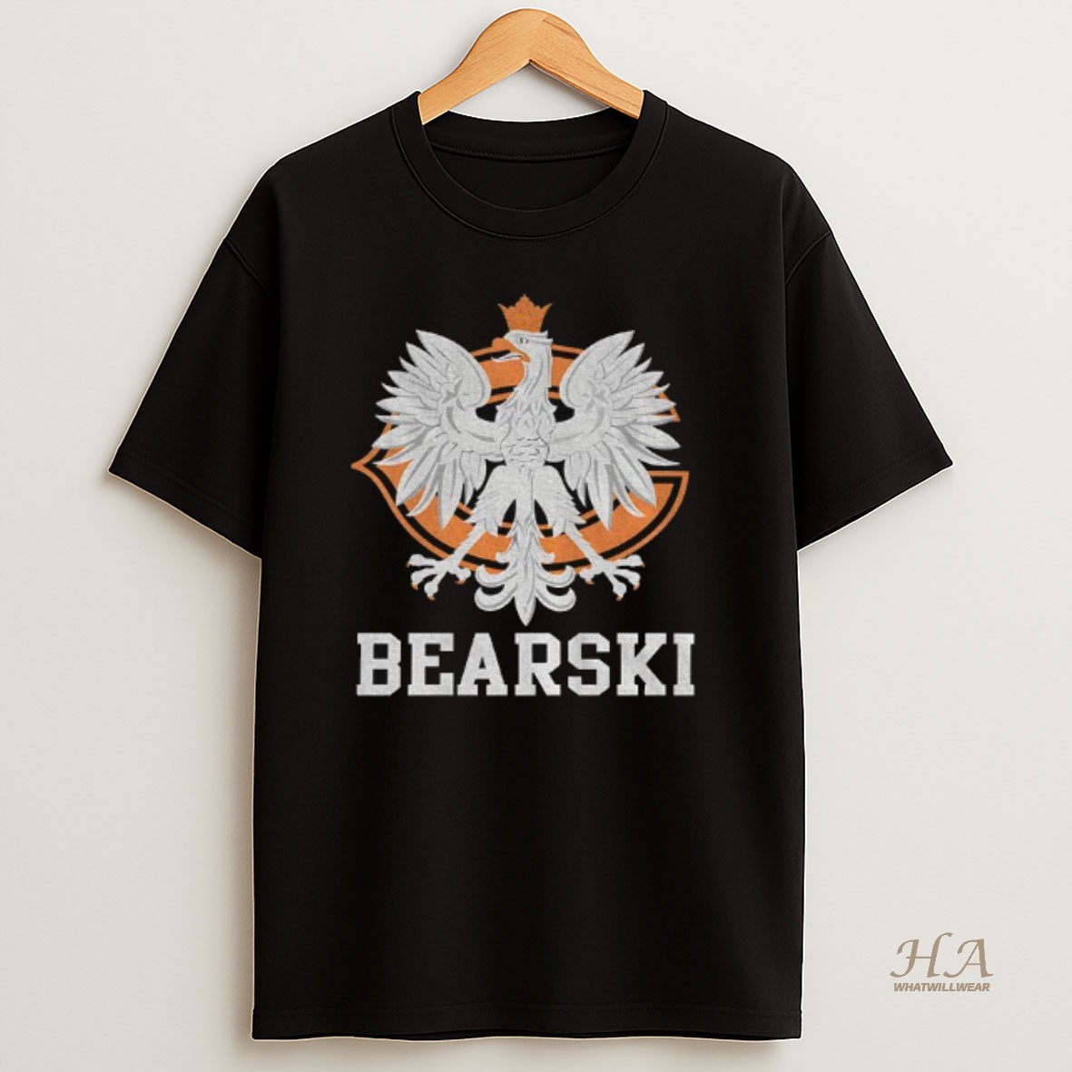 Official Chicago Polish Pride Football Bearski T Shirt
