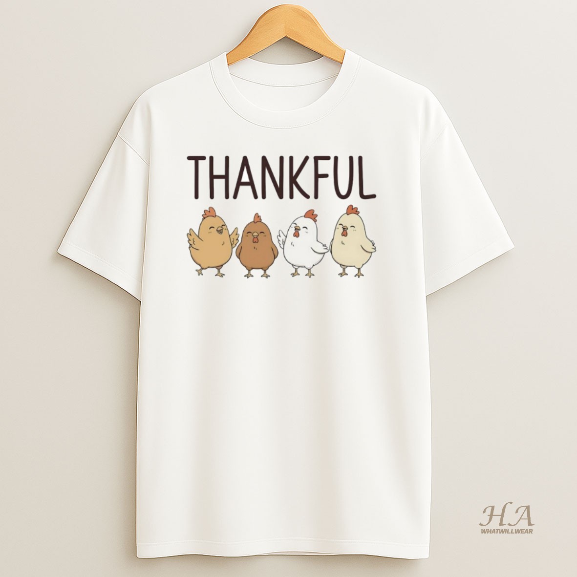 Official Chicken Thankful Thanksgiving T Shirt