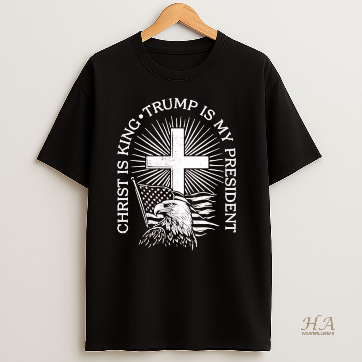 Official Christ Is King Trump Is My President T Shirt