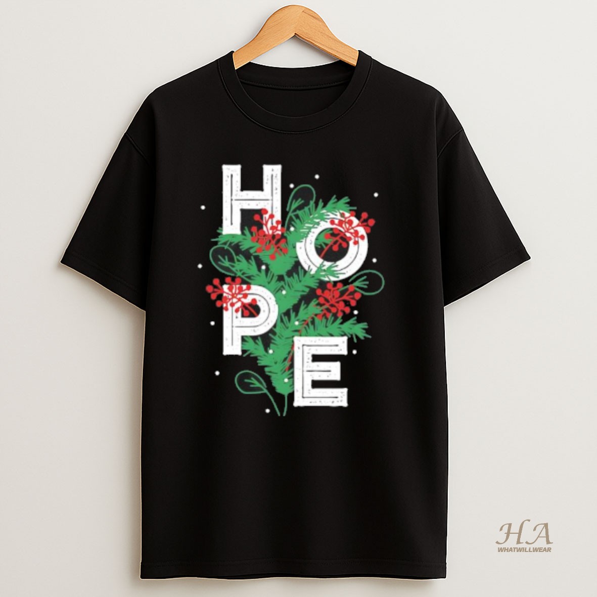 Official Christmas Hope Mistletoe 2025 T Shirt